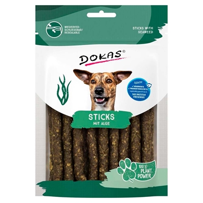 Dokas 100% Plantebaserede Tyggestænger med Tang 105g